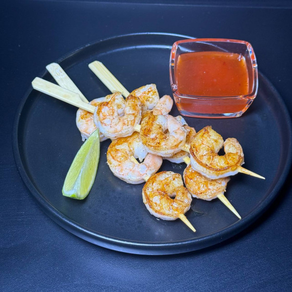 Креветки гриль